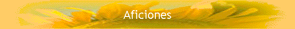 Aficiones