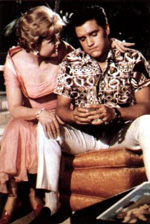 Elvis and Angela Lansbury in Blue Hawaii