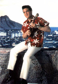 Elvis in a publicity shot for Blue Hawaii