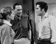 Elvis, Dolores Hart and Wendell Corey in Loving You (1957)