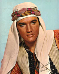 Elvis as Johnny Tyronne in Harum Scarum
