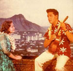 Elvis and Joan in Blue Hawaii