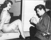 Judy and Elvis in Jailhouse Rock