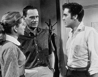Elvis with Wendell Corey and Dolores Hart in Loving You