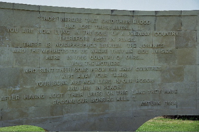 Ataturk's
promise