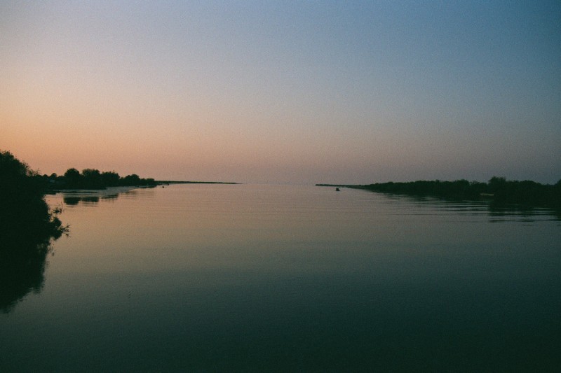 Mouth of the Danube river