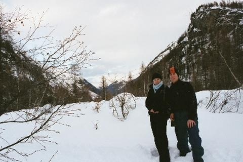 Christmas in the snow
