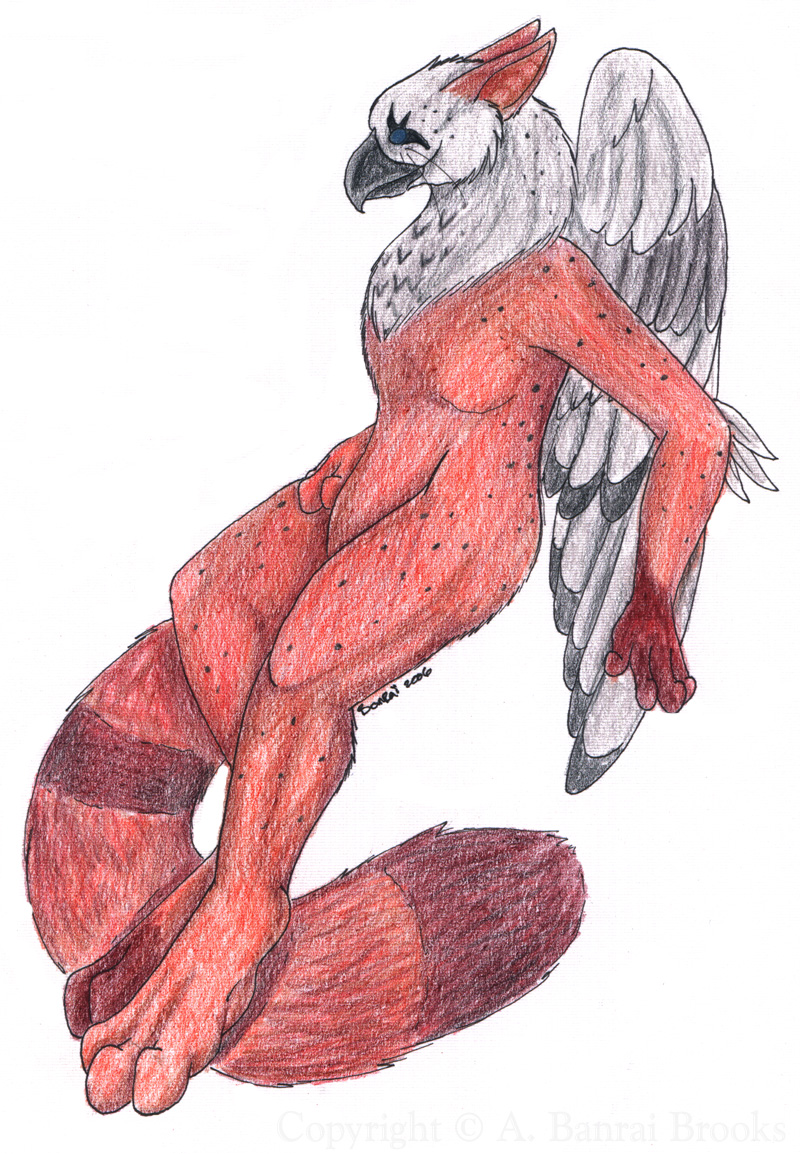 Banrai's exchange pic of anthro!Ember