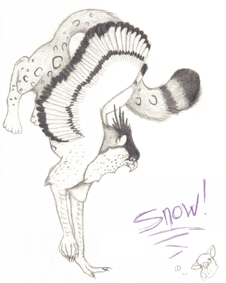 Art Trade: Snow Huntress