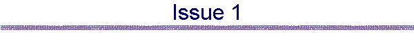 Issue 1