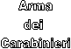 Arma
dei 
Carabinieri