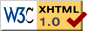 Válido XHTML 1.0!