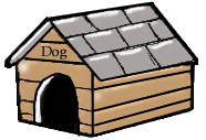 frosty's doghouse!