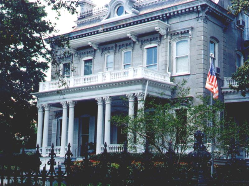 The Brandish-Johnson house, now the library of Louise S. McGehee School for Girls.&nbsp; Click on picture for more information.