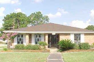 Typical ranch-styled home in Metairie.&nbsp; 