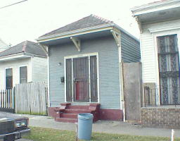 Shotgun-styled home in historic Treme