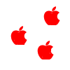 red apples