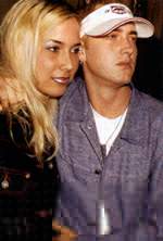 Eminem con la ex moglie Kim