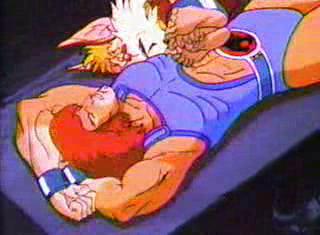 Drat, Snarf, there's no-one around to untie us!