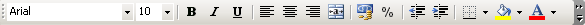 The Formatting Toolbar