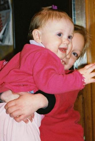 Emma and Aunt Mary - Emma absolutely loves her!!