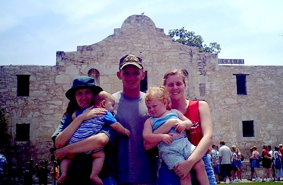 Corinne to Logan, "Remember?&nbsp; It's the Alamo."