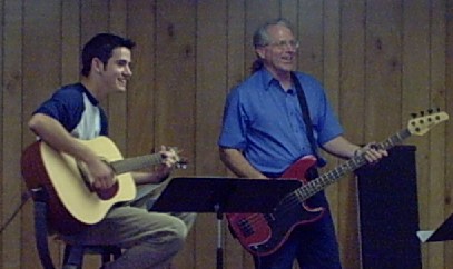 No rehearsal could be complete without a jam session
