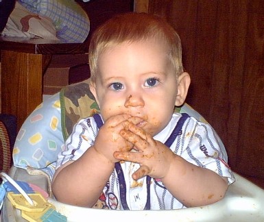 Yummy teething cracker!