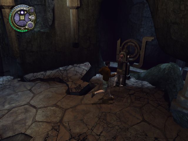 EMS and Toria try to solve a puzzle together in Kadish
