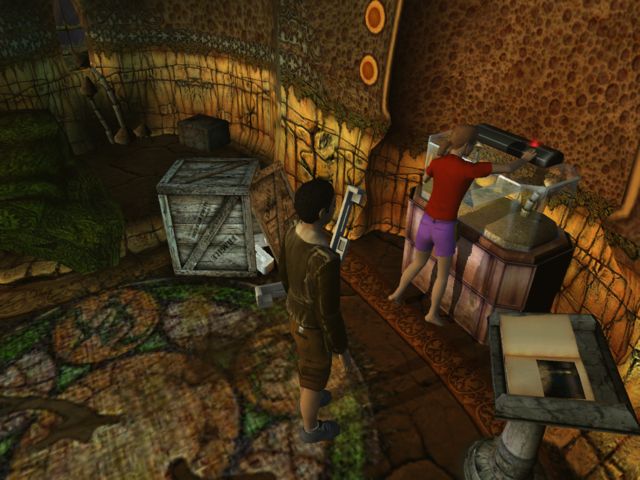 EMS and Toria gain access to a secret book after finally getting to the top floor in Teledahn