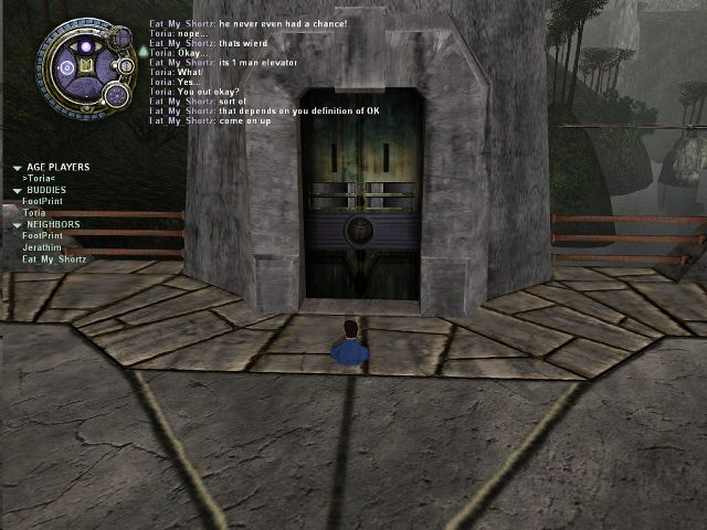 Ever heard of getting stuck outside an elevator?