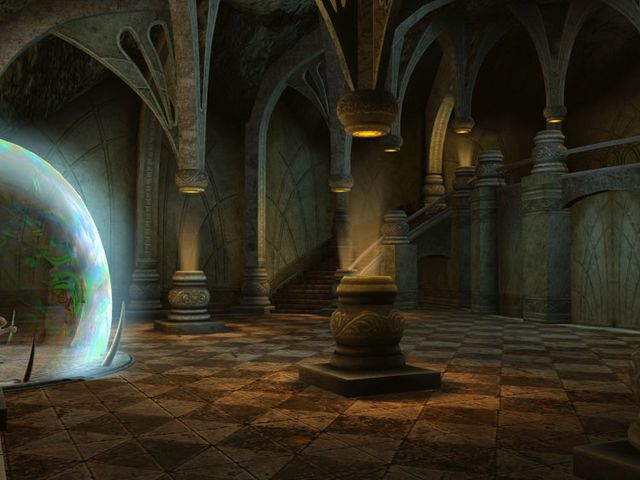 A beautiful and interesting D'ni chamber.