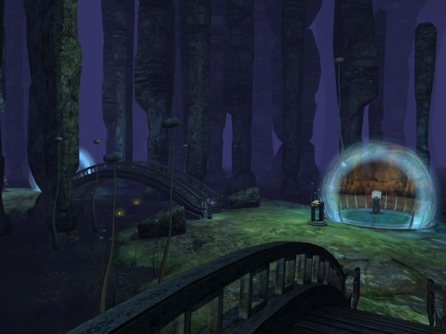The first screenshot - of what looks to be the giant Riven dagger in the 