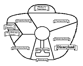 Disneyland Land Map