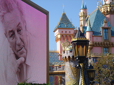 Walt Looks Out Over the Park on the 50th