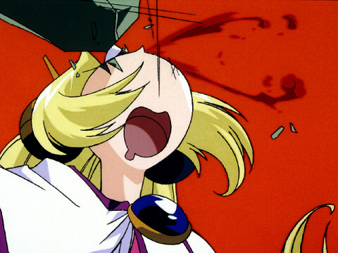 *Lina hits Filia with her own mace*