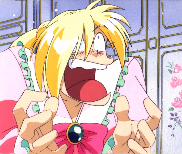 Gourry:"Why do I always have to wear pink?!"