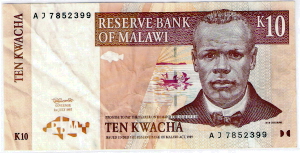Malawi 10 Kwacha 1997 F