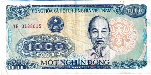 Vietnam 1000 Dong 1988 
