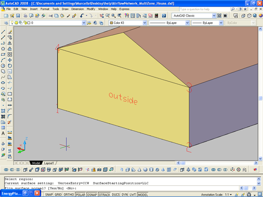 Surface selection