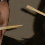 Learning how to use the chopsticks