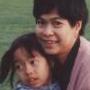 Locked in Mama's tight embrace...