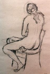 Study of female figure