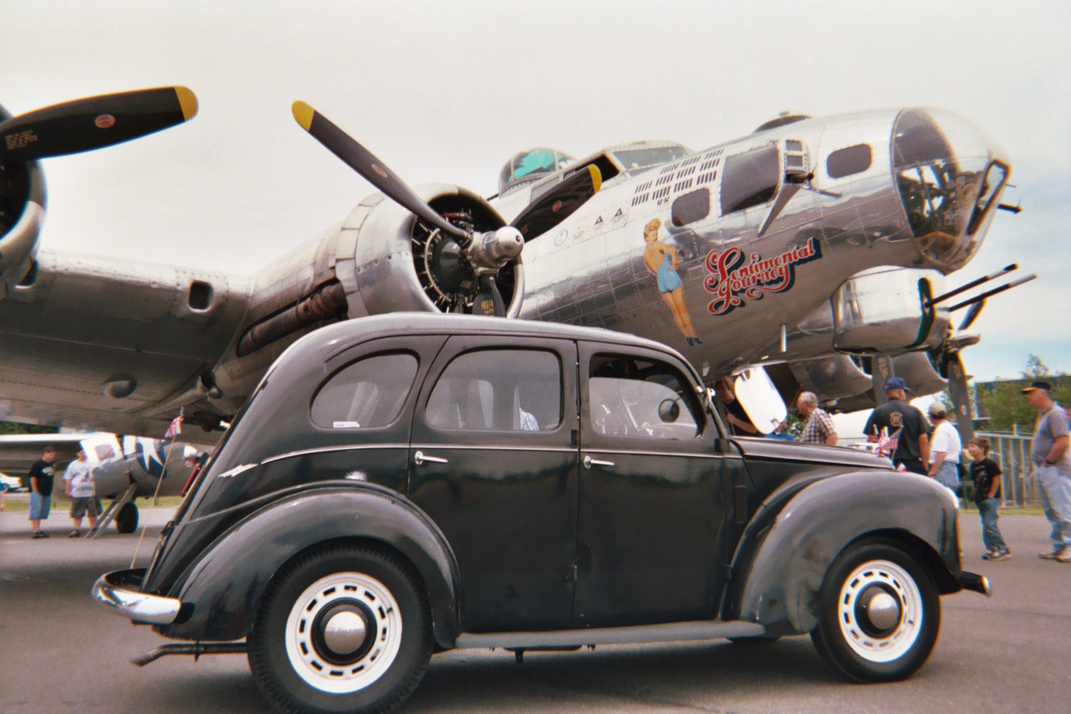this car was an import to the U.S. and has the steering wheel on the left hand side of the car