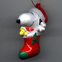 Whitman's, 1996, Snoopy and Woodstock in stocking