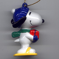 Whitman's, 1999, Snoopy with yellow snowshoes