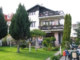View of the motel from the lake 