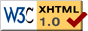 Valid XHTML 1.0 !