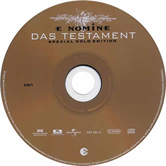 Das Testament (Special Gold Edition) CD 1