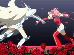 Athena und Hikaru im finalen Fight auf dem Layer